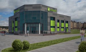 Проект - объект торгового и коммунально-бытового назначения в городе Островец