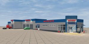 СТО в г. Сморгонь, проект 2016, реализация 2017